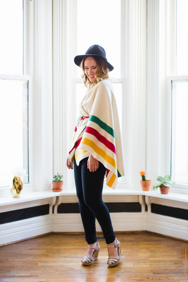 No sew blanket sweater from A Beautiful Mess 