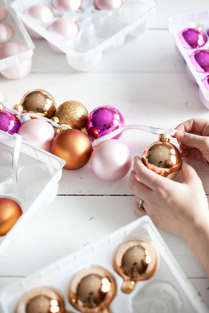 Five homemade holiday garlands to make this season— Including this glamorous ornament garland