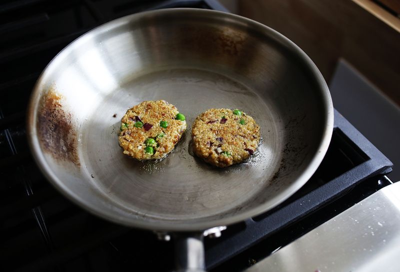 How to cook quinoa patties so they don't fall apart or stick