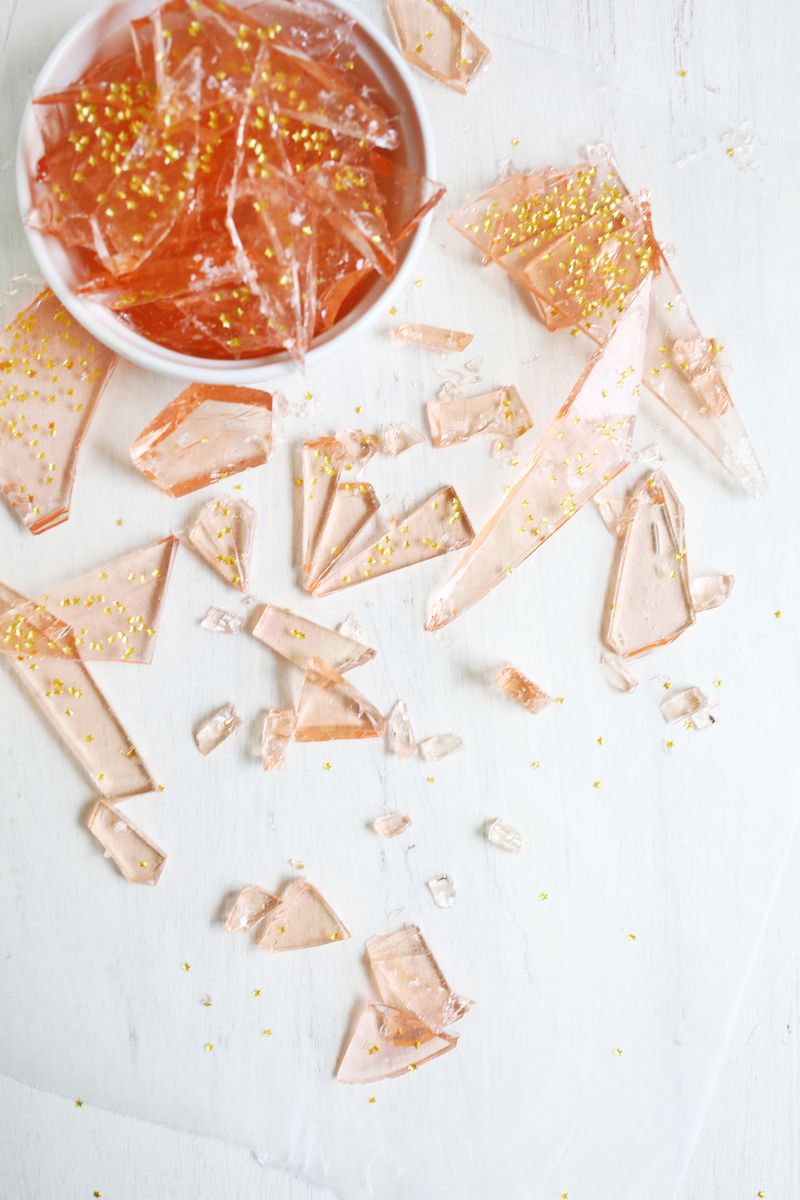 So pretty! make your own rose-flavored rock candy (click through for tutorial) 