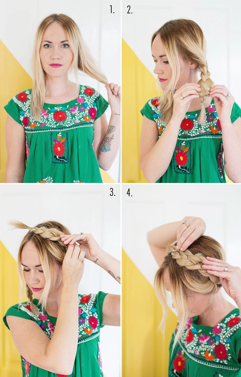 How to style milkmaid braids (via abeautifulmess.com)