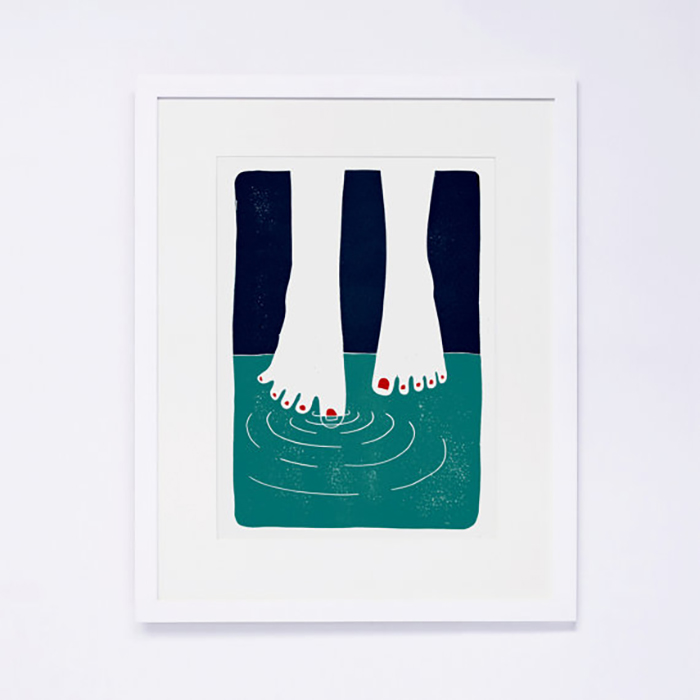 Feet art print