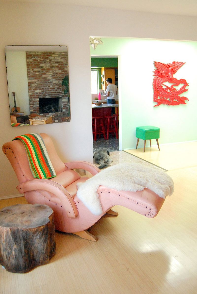 This chair! At Home with Kimi Encarnacion