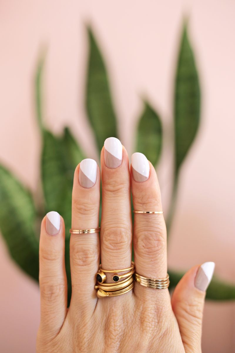 Love these! simple nude mani 3 ways (click through for more) 