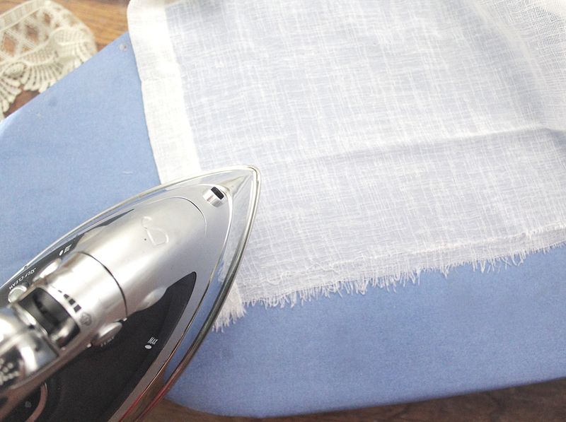 Step 2- Press your seams open