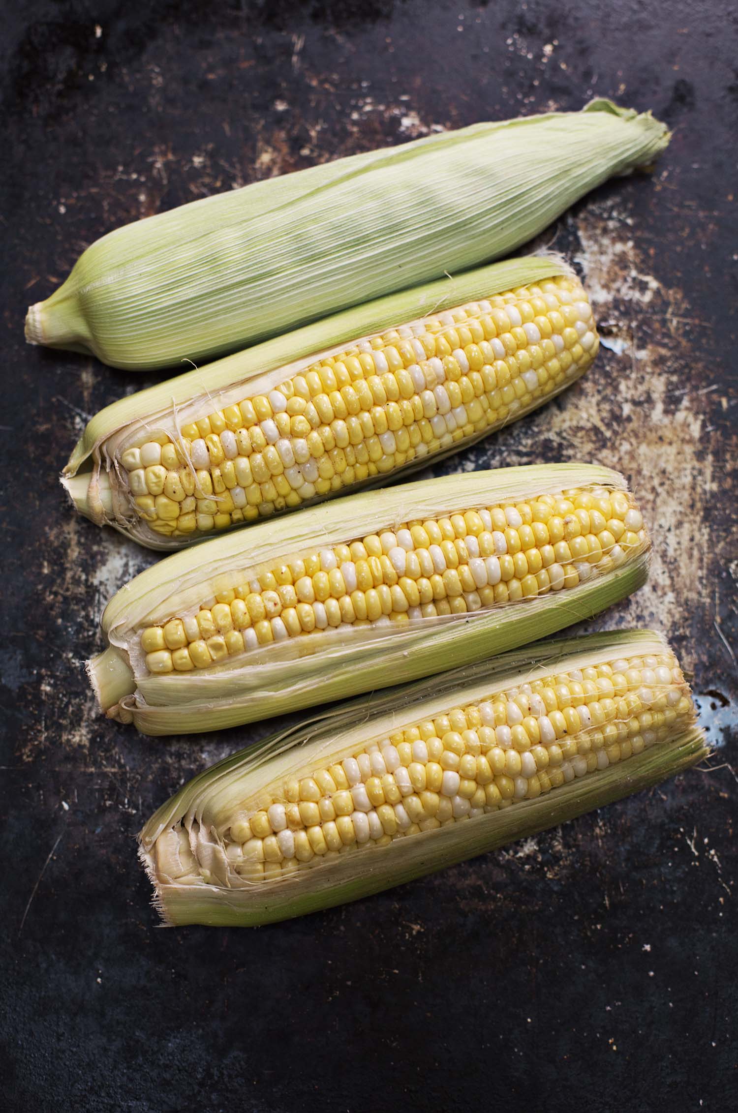 Roasting corn