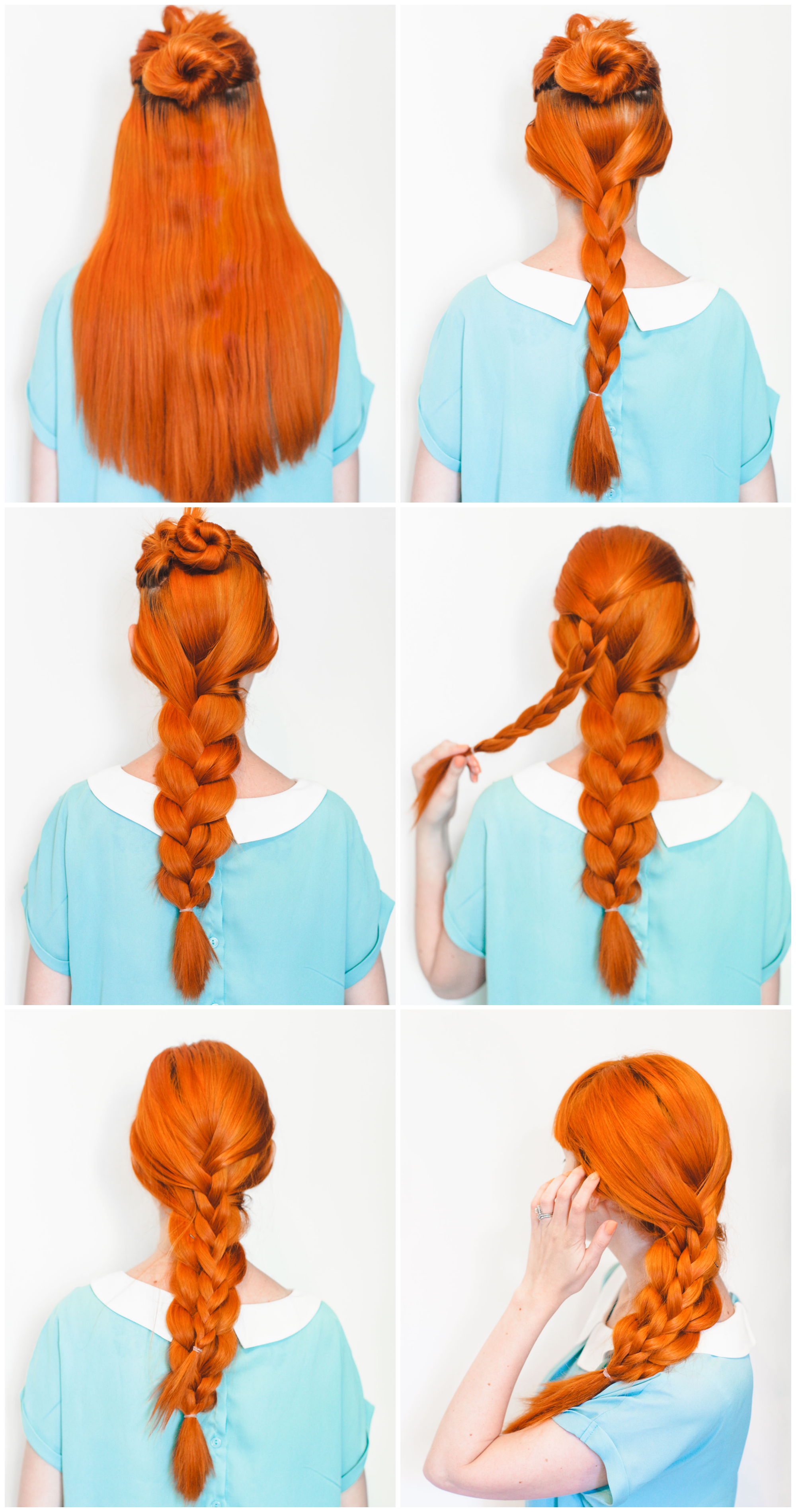 The Easy Double Braid - A Beautiful Mess