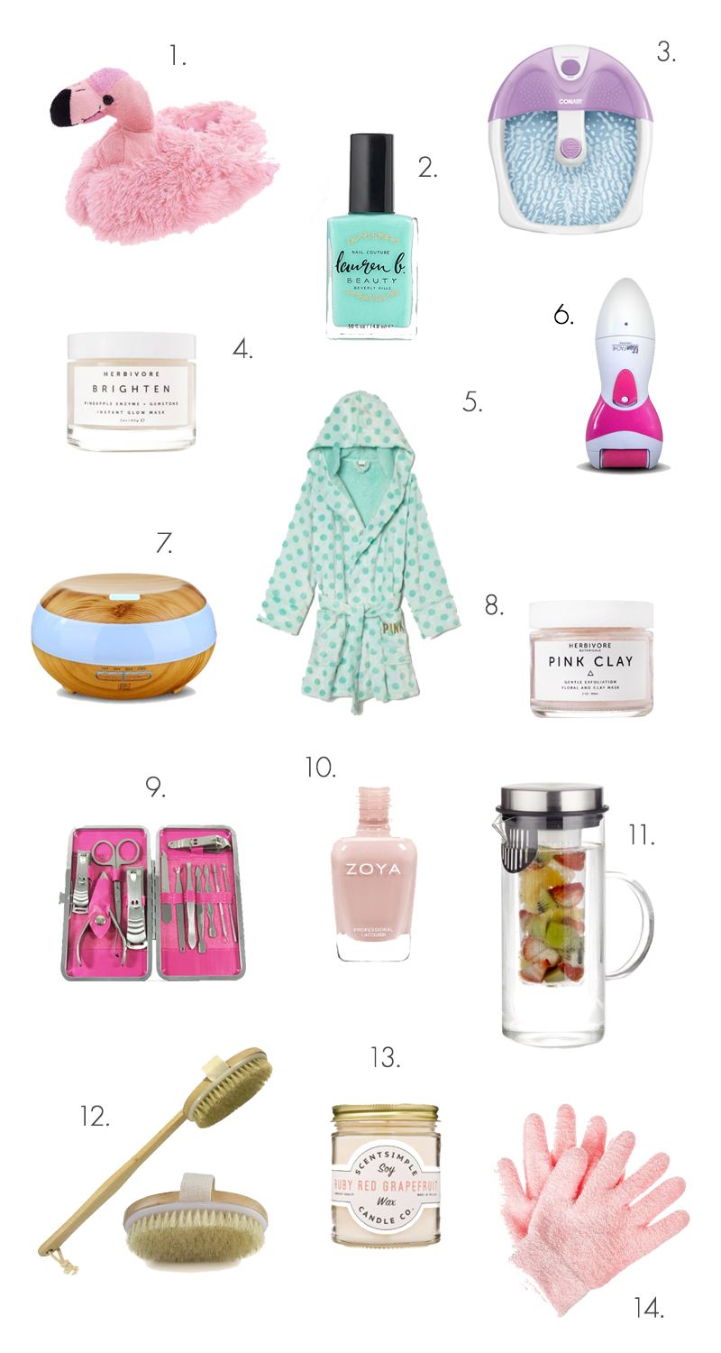 The Ultimate Spa Night Shopping List! (click through for links)