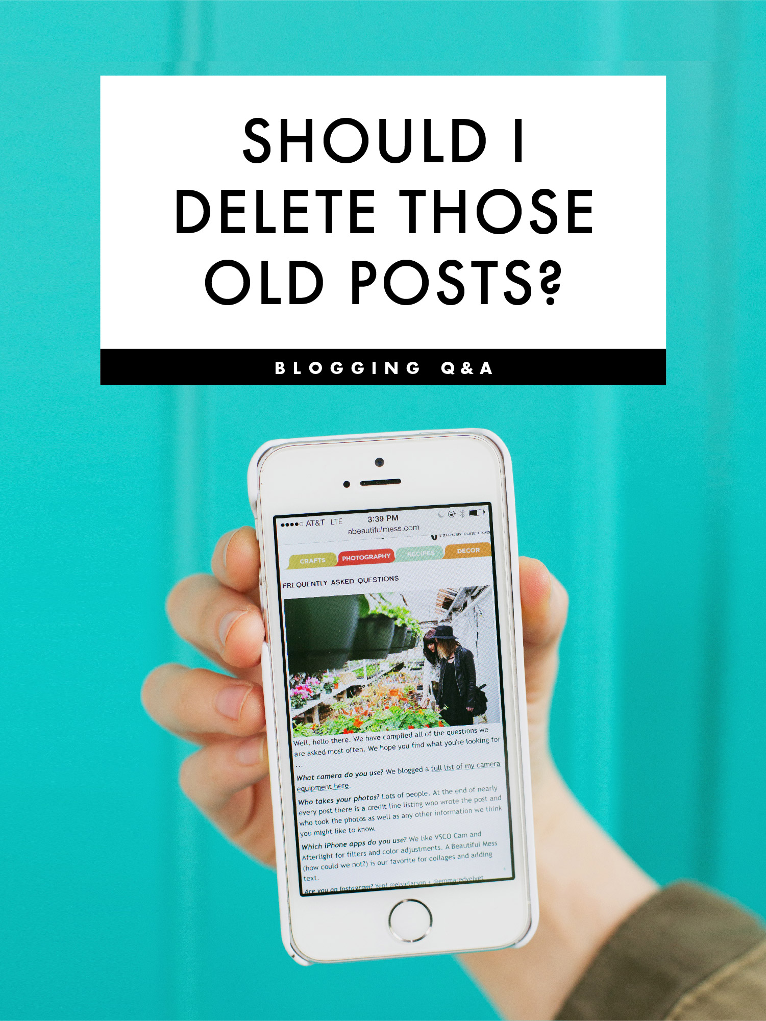 Will deleting old posts help or hurt my blog?
