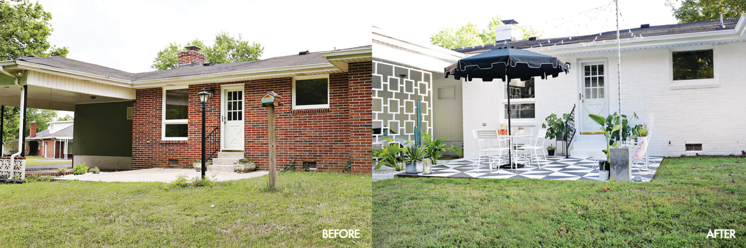 Laura's backyard tour! Before + After (click through for more) 