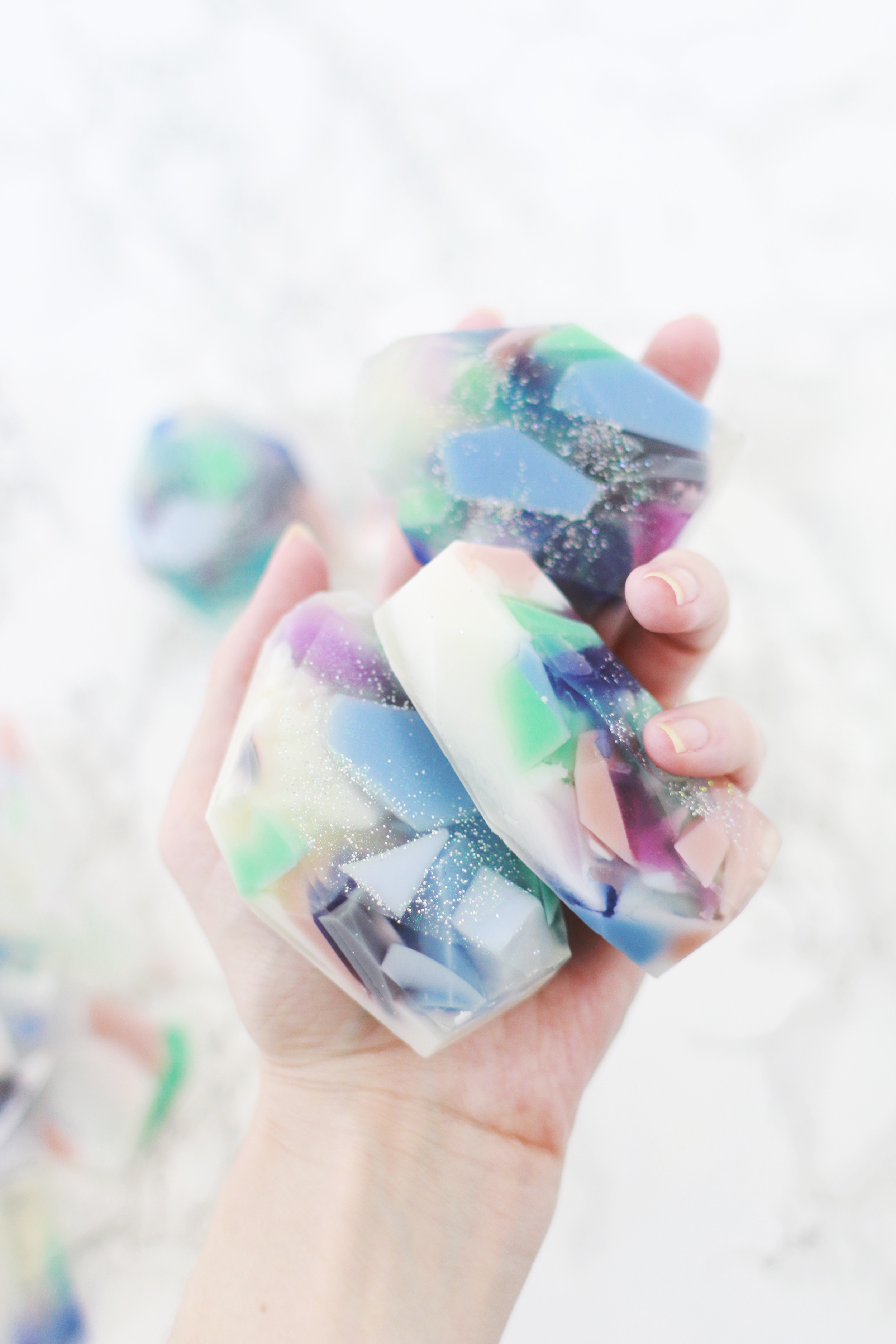 Make your own gemstone soap
