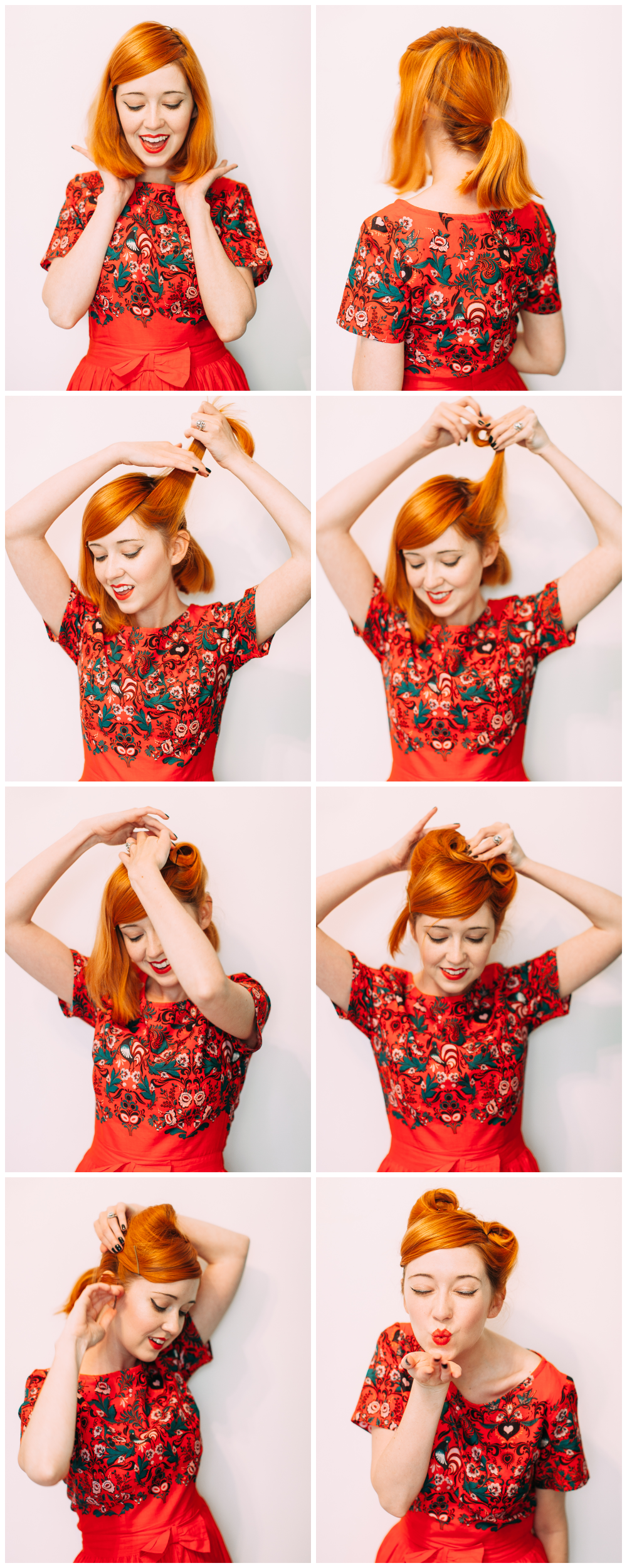 Easy victory rolls (click through for the full tutorial)