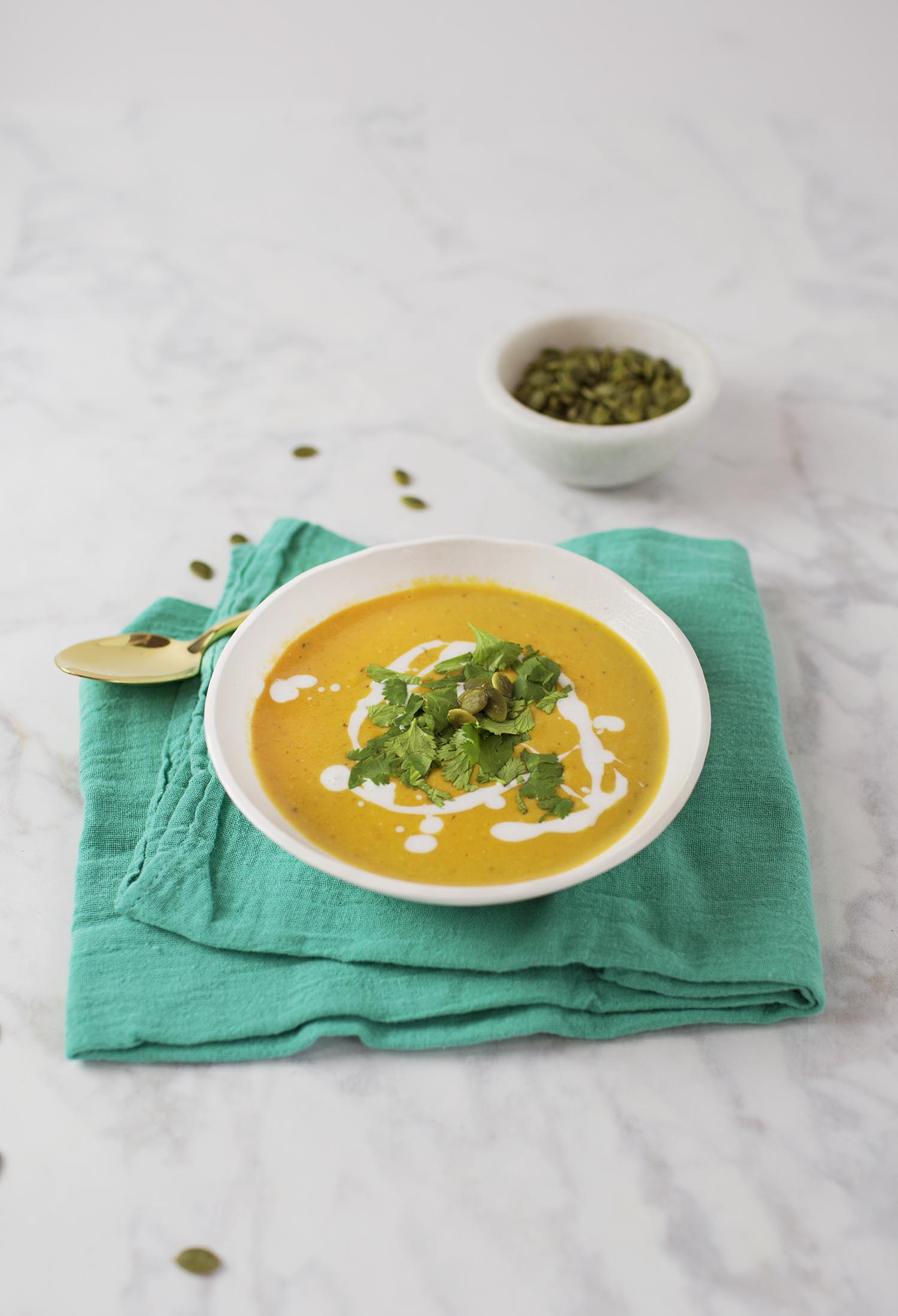 Butternut and Red Curry Soup (via abeautifulmess.com)