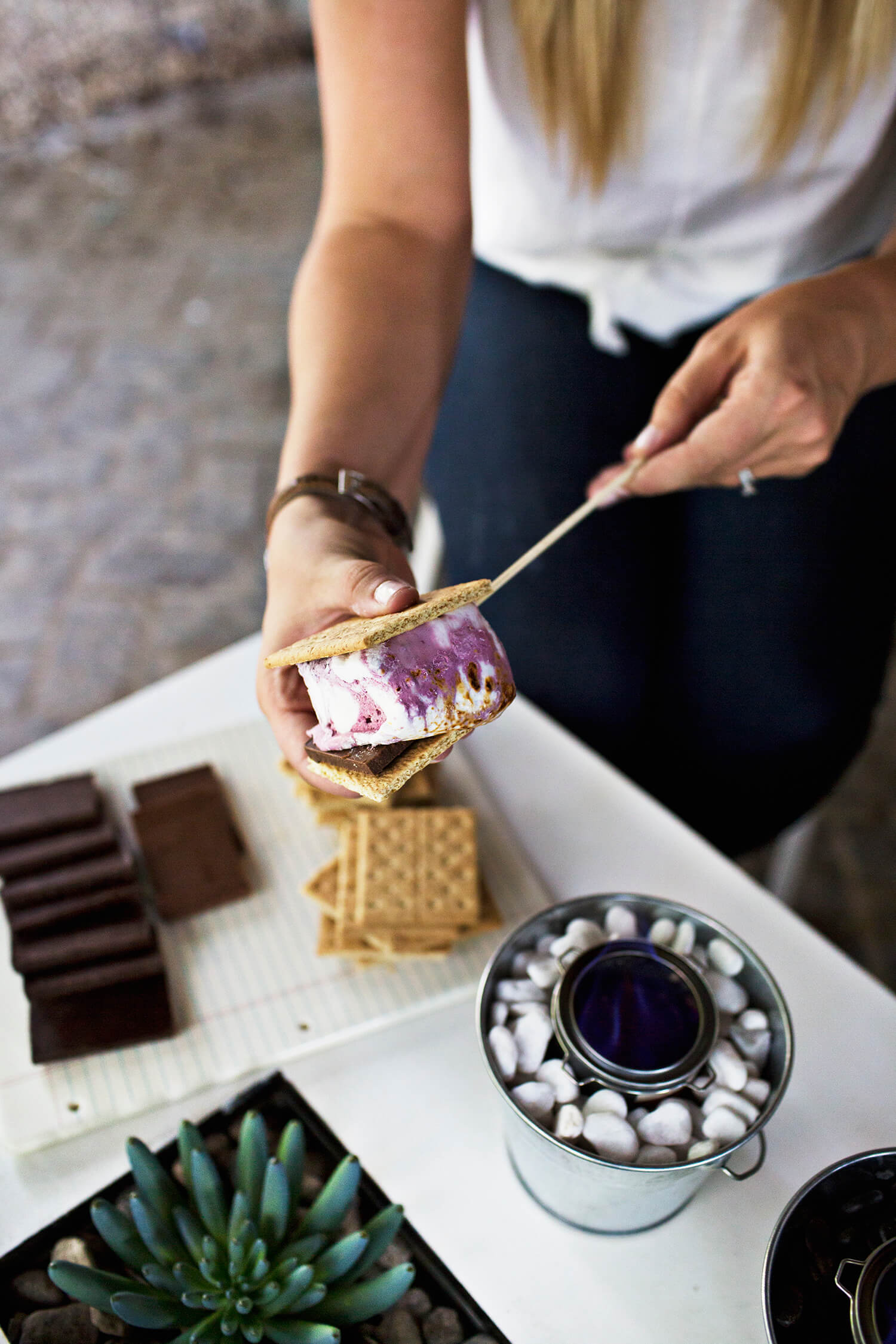 Red Wine marshmallow smores