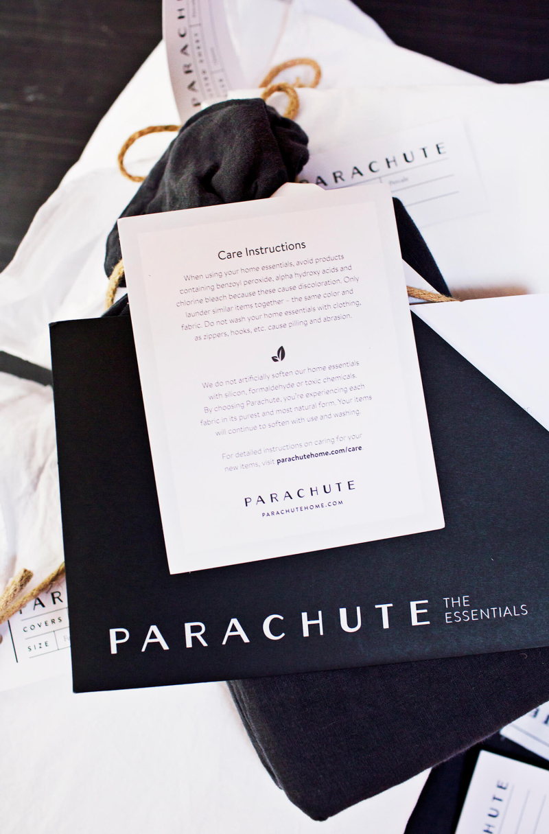 Parachute care instructions