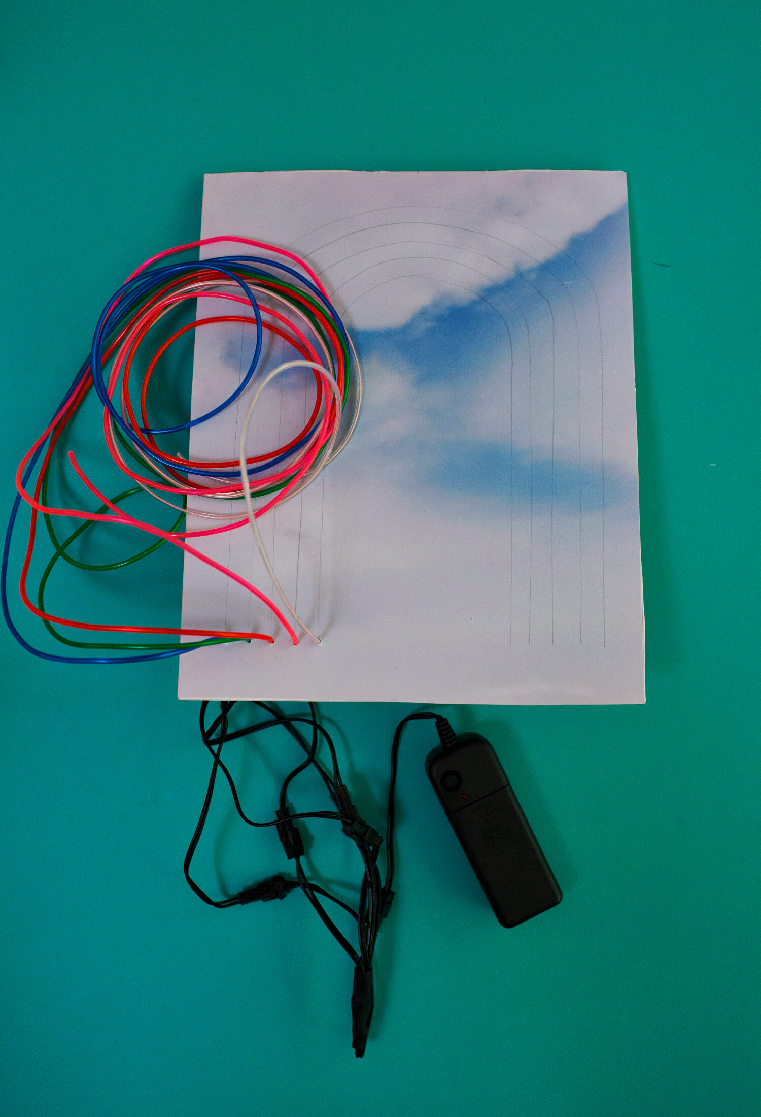 How to make a neon sign with el wire